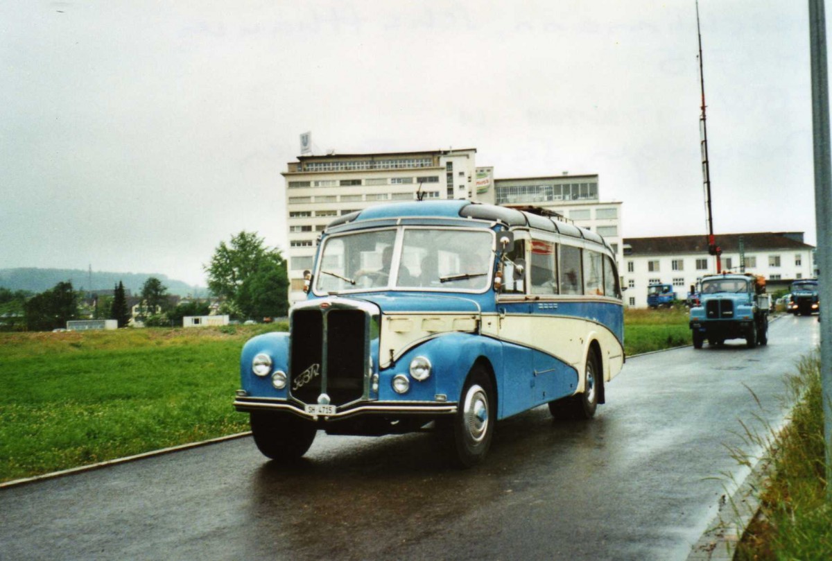 (117'206) - Aeschlimann, Schaffhausen - SH 4715 - FBW am 6. Juni 2009 in Thayngen, Saurertreffen