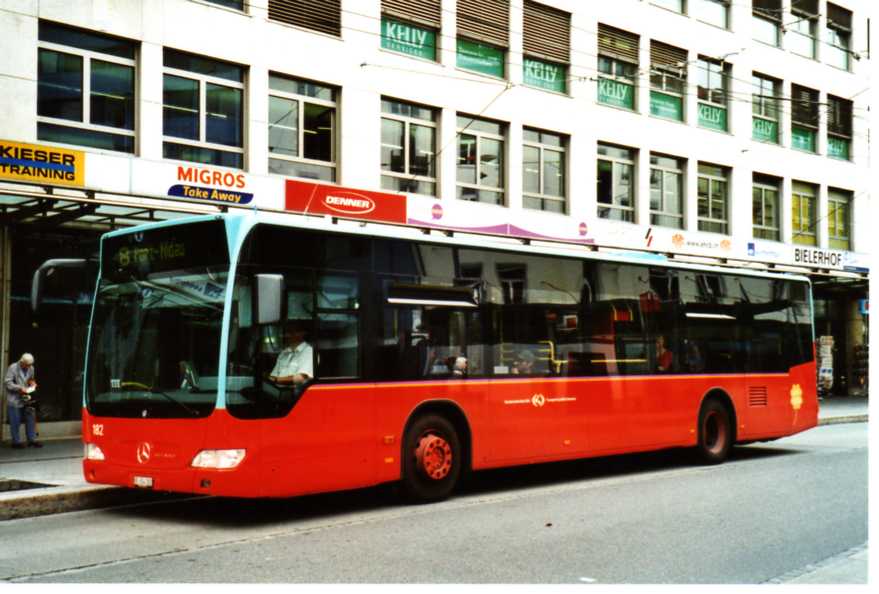 (117'510) - VB Biel - Nr. 182/BE 654'182 - Mercedes am 8. Juni 2009 in Biel, Guisanplatz