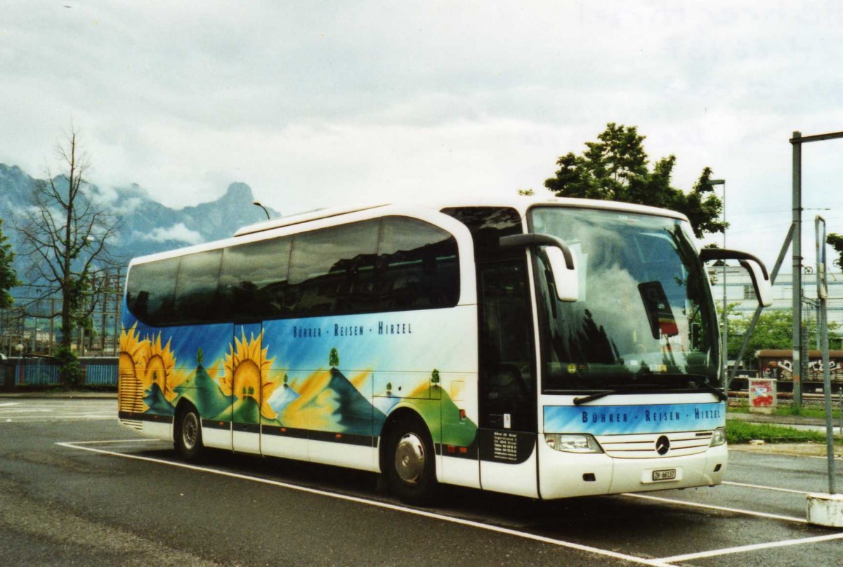 (117'903) - Bhrer, Hirzel - ZH 66'137 - Mercedes am 27. Juni 2009 in Thun, Seestrasse