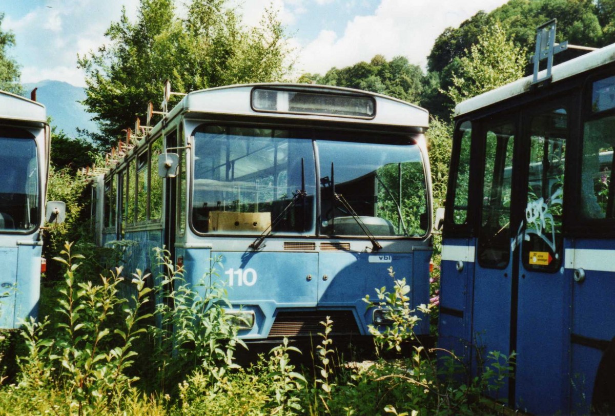 (117'918) - VBL Luzern - Nr. 110 - Volvo/Hess am 4. Juli 2009 in Nfels