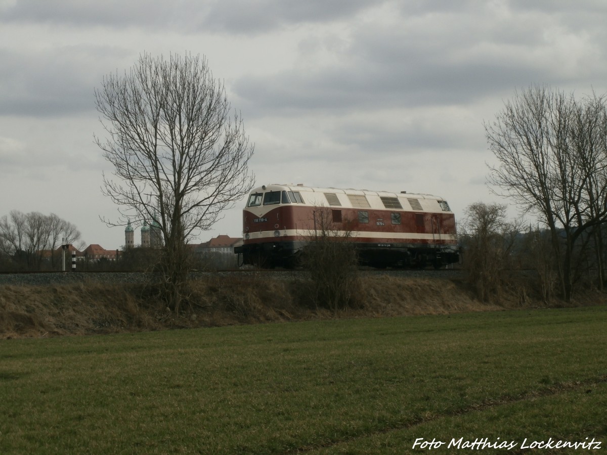 118 719 kurz vor Naumburg (Saale) am 24.2.15