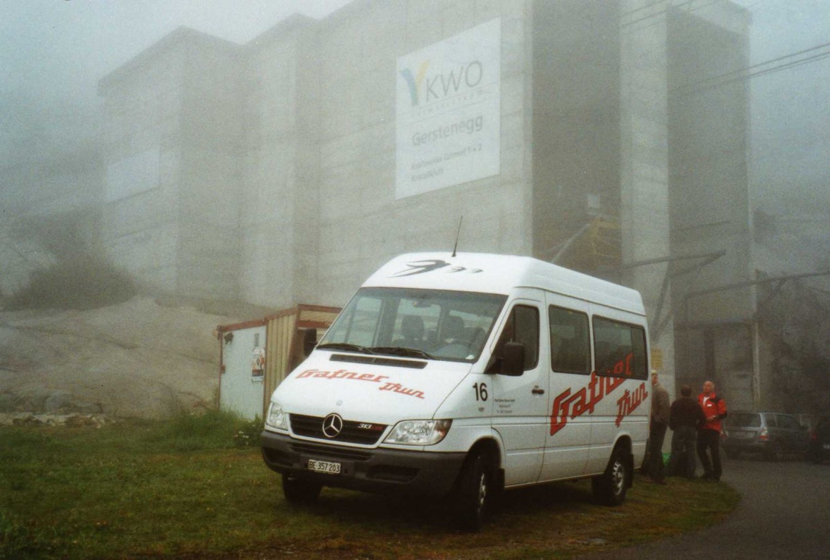 (120'209) - Gafner, Thun - Nr. 16/BE 357'203 - Mercedes am 22. August 2009 am Grimselpass, Gerstenegg