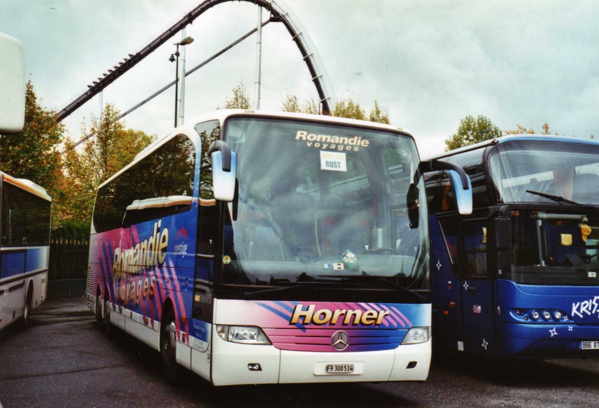 (121'432) - Aus der Schweiz: Horner, Tafers - Nr. 34/FR 300'514 - Mercedes am 18. Oktober 2009 in Rust, Europapark