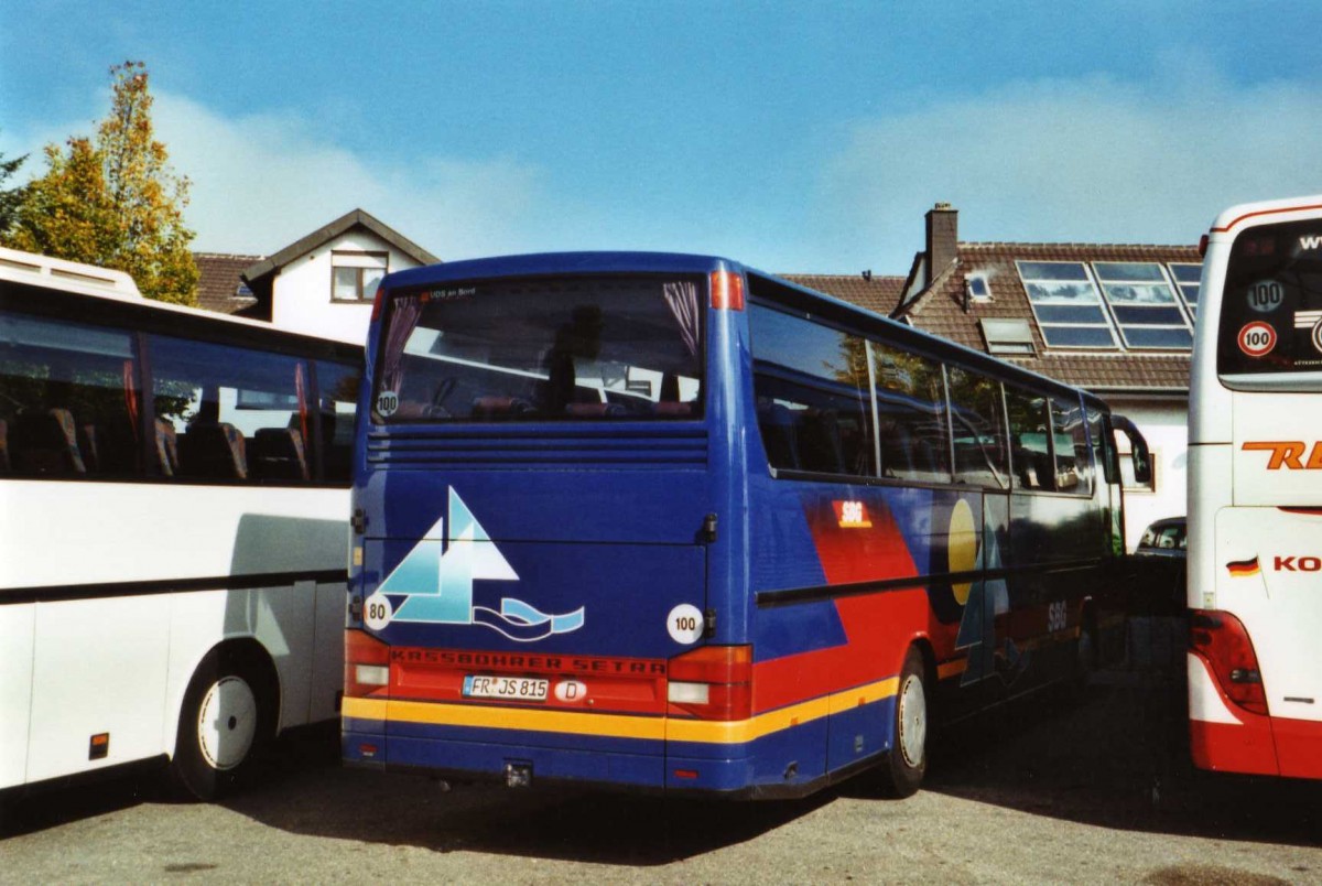 (121'519) - SBG Freiburg - FR-JS 815 - Setra am 19. Oktober 2009 in Rust, Europapark