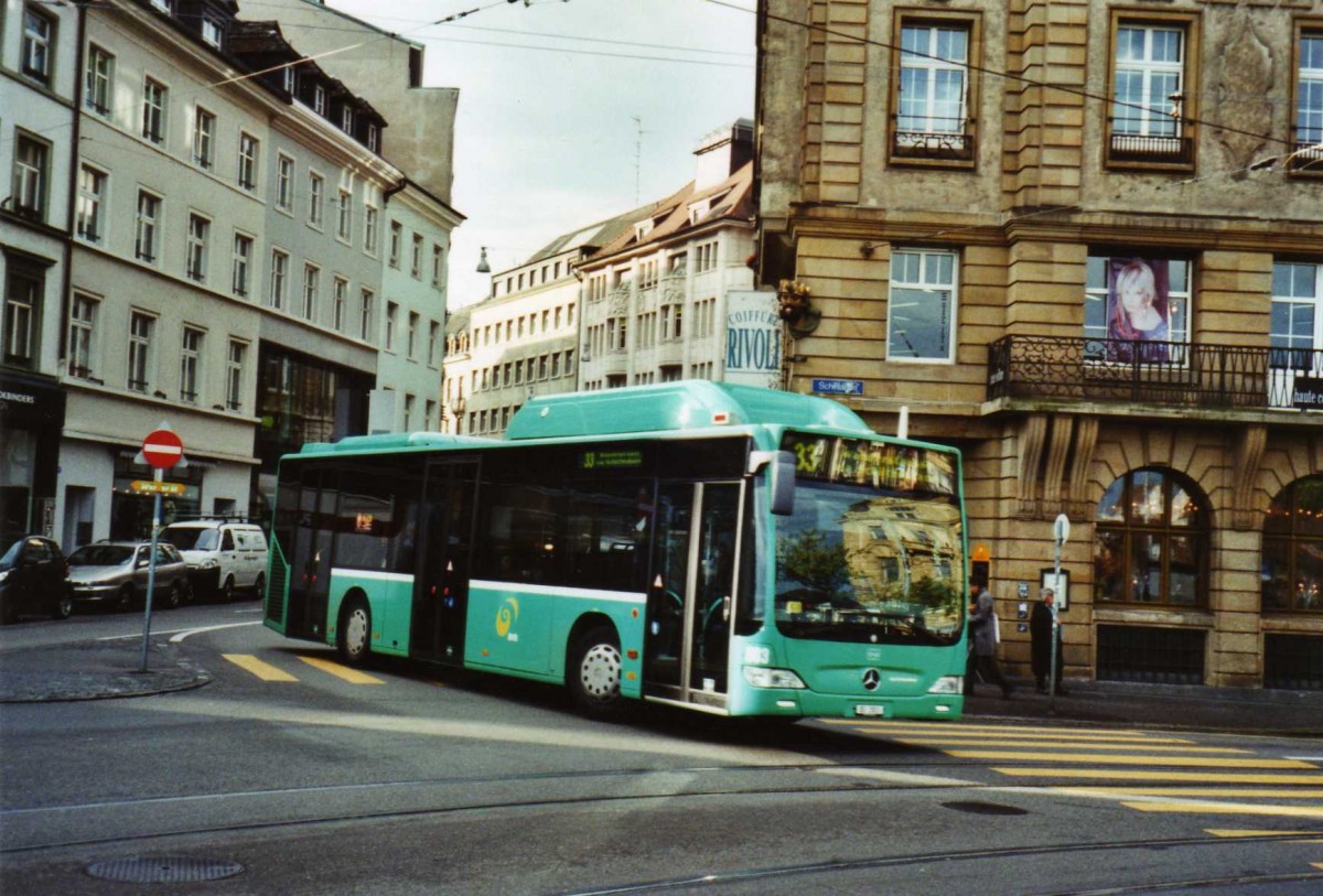 (122'115) - BVB Basel - Nr. 803/BS 2803 - Mercedes am 17. November 2009 in Basel, Schifflnde