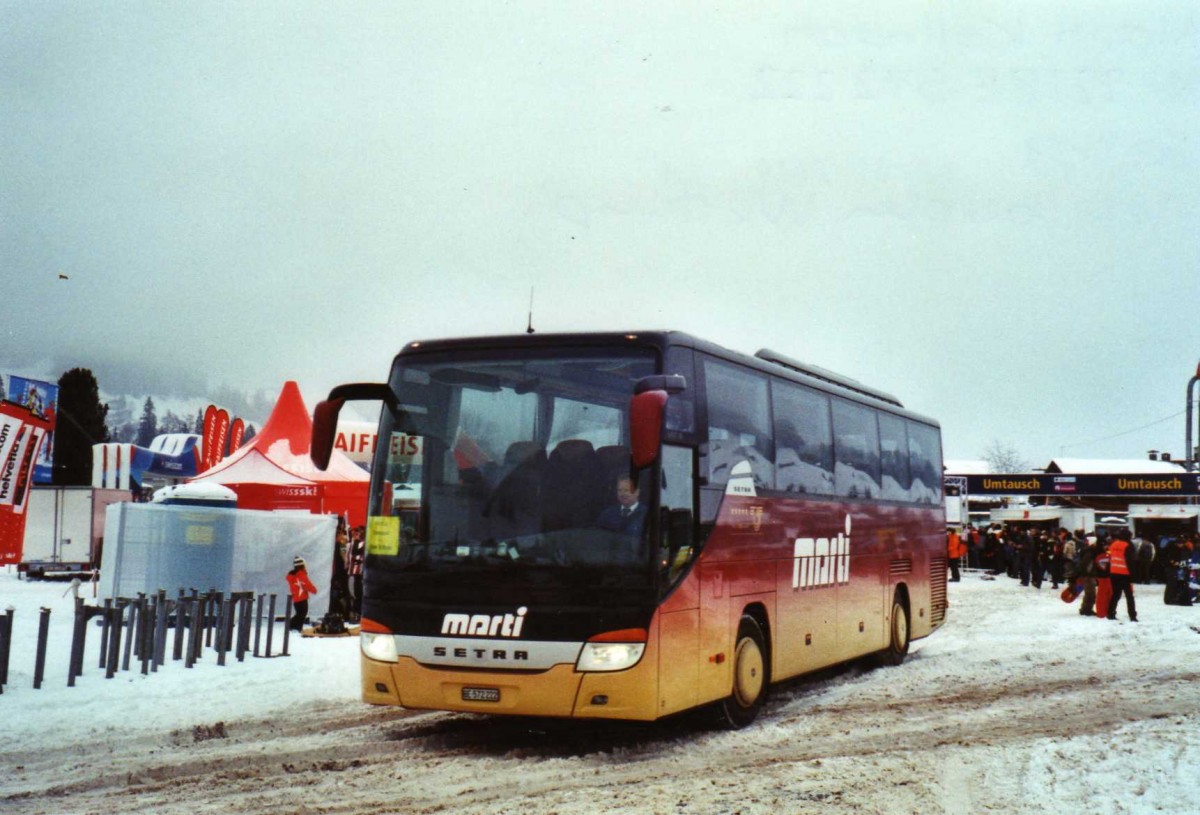 (123'524) - Marti, Kallnach - Nr. 22/BE 572'222 - Setra am 9. Januar 2010 in Adelboden, Weltcup