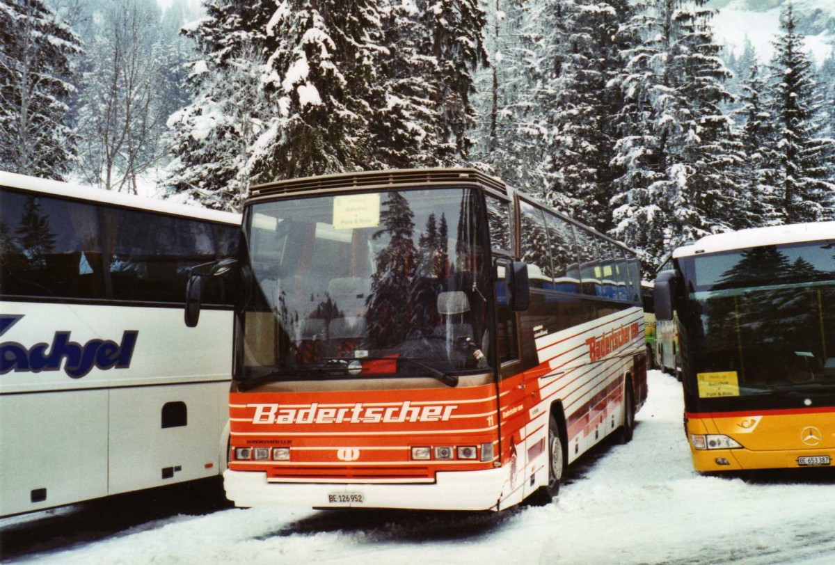 (123'706) - Badertscher, Bern - Nr. 11/BE 126'952 - Drgmller am 9. Januar 2010 in Adelboden, Unter dem Birg