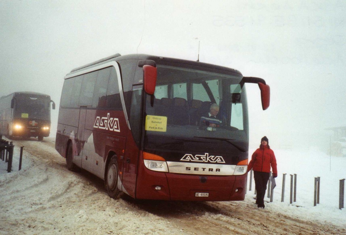 (123'932) - ASKA Aeschi - Nr. 52/BE 91'535 - Setra am 9. Januar 2010 in Adelboden, Weltcup