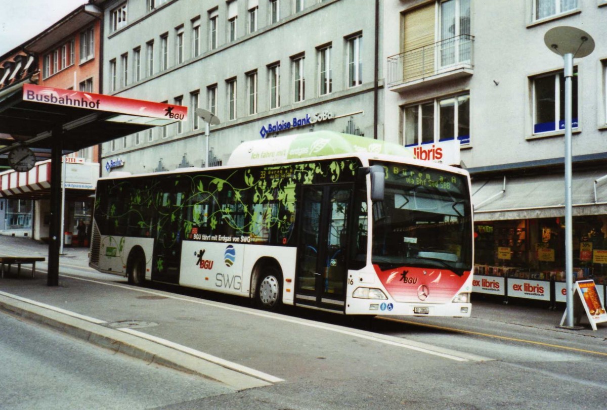 (124'416) - BGU Grenchen - 16/SO 20'824 - Mercedes am 15. Februar 2010 in Grenchen, Postplatz