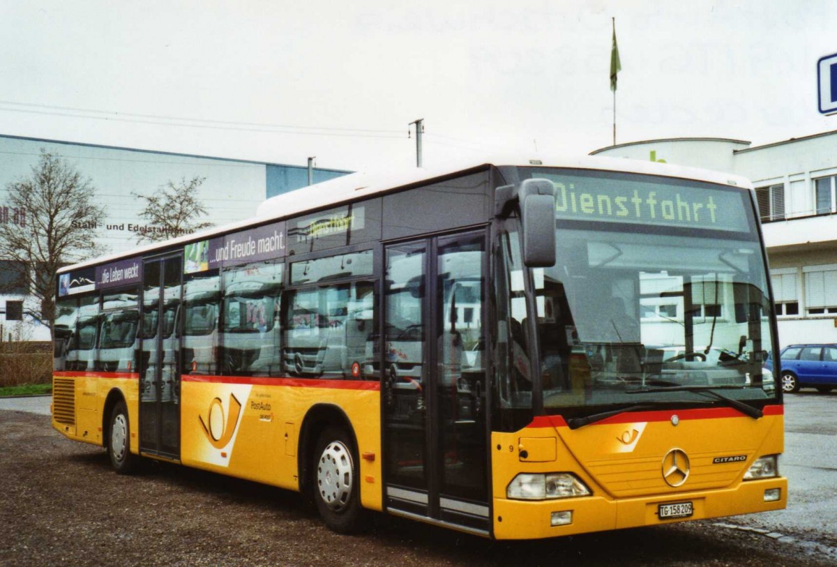 (125'331) - PostAuto Ostschweiz - Nr. 9/TG 158'209 - Mercedes am 14. April 2010 in Wil, Larag