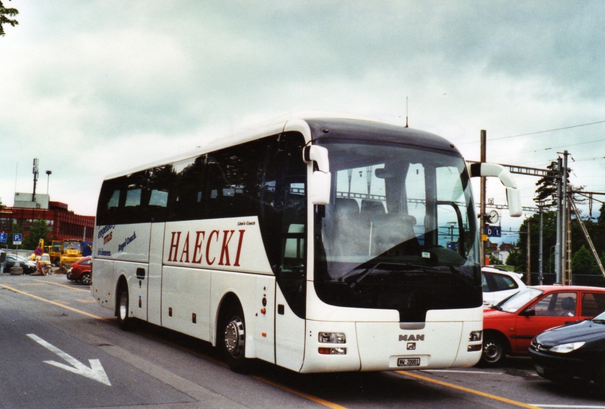 (126'820) - Haecki, Engelberg - NW 20'001 - MAN am 7. Juni 2010 in Thun, CarTerminal