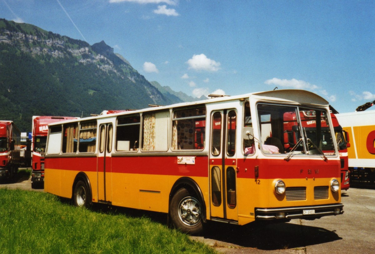 (127'230) - Trb, Oberrieden - Nr. 12/ZH 69'651 - FBW/R&J (ex Ryffel, Uster Nr. 12) am 26. Juni 2010 in Interlaken, Flugplatz