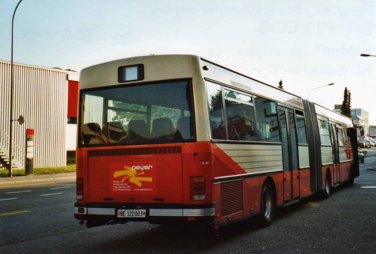 (127'337) - Peyer, Niederwangen - BE 122'003 - Setra (ex TRAVYS Yverdon; ex TPYG Yverdon) am 28. Juni 2010 in Niederwangen, Garage