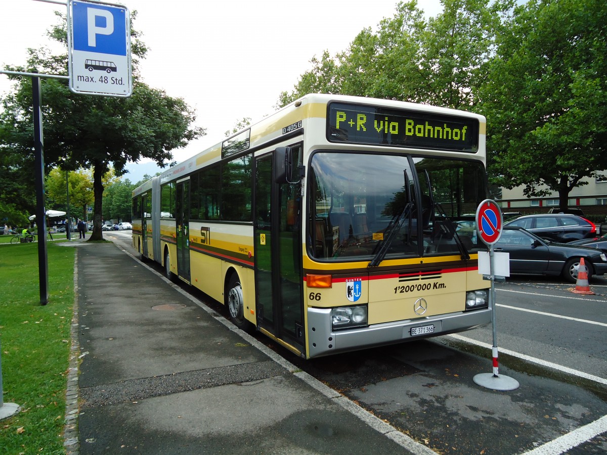 (127'997) - STI Thun - Nr. 66/BE 371'366 - Mercedes am 16. Juli 2010 in Thun, Lachen