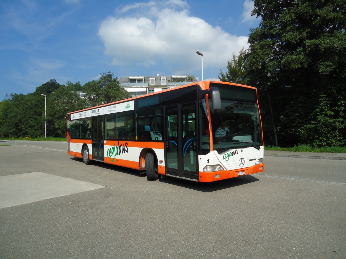 (128'876) - VBH Herisau - Nr. 1/AR 20'557 - Mercedes am 21. August 2010 in Gossau, Depot Regiobus