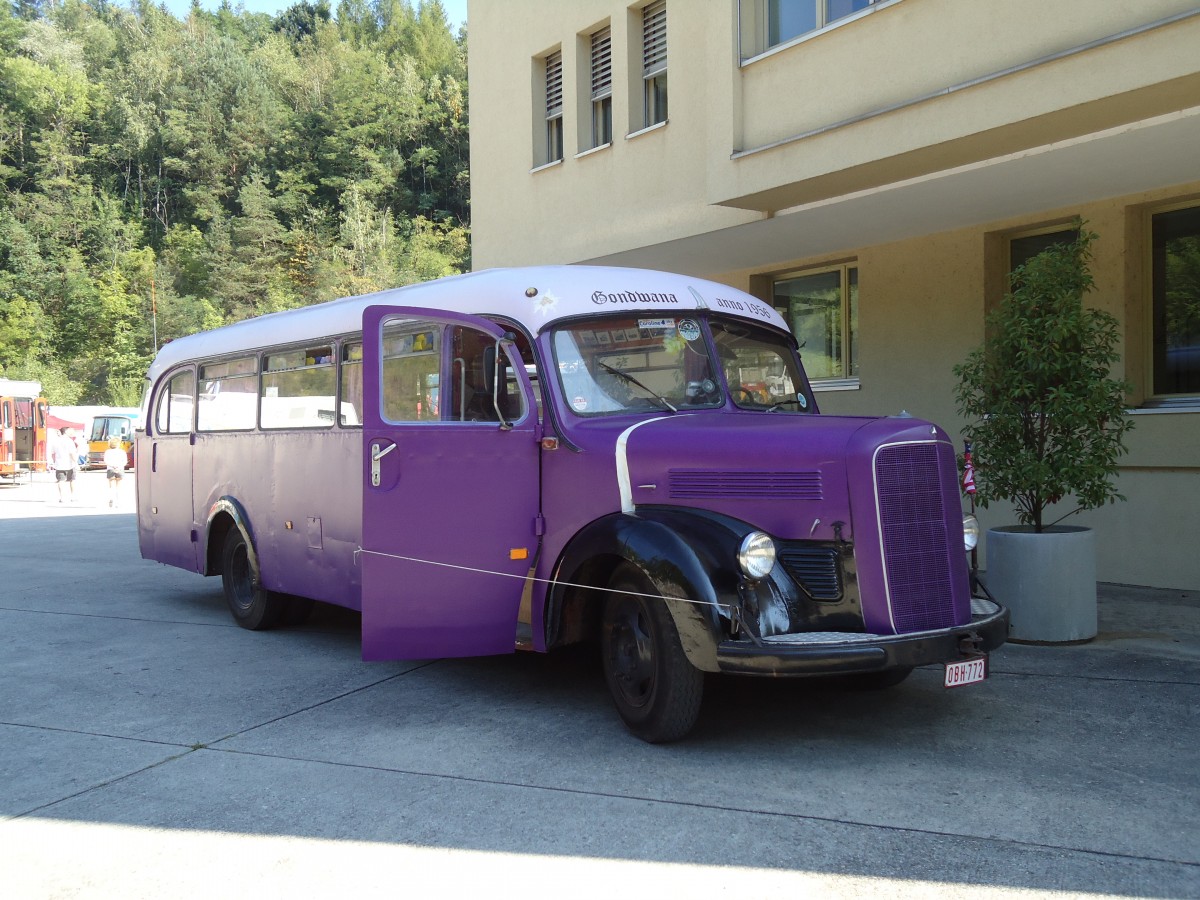 (128'967) - Aus Belgien: ??? - OBH-772 - Mercedes am 22. August 2010 in Thayngen, Wohnbustreffen