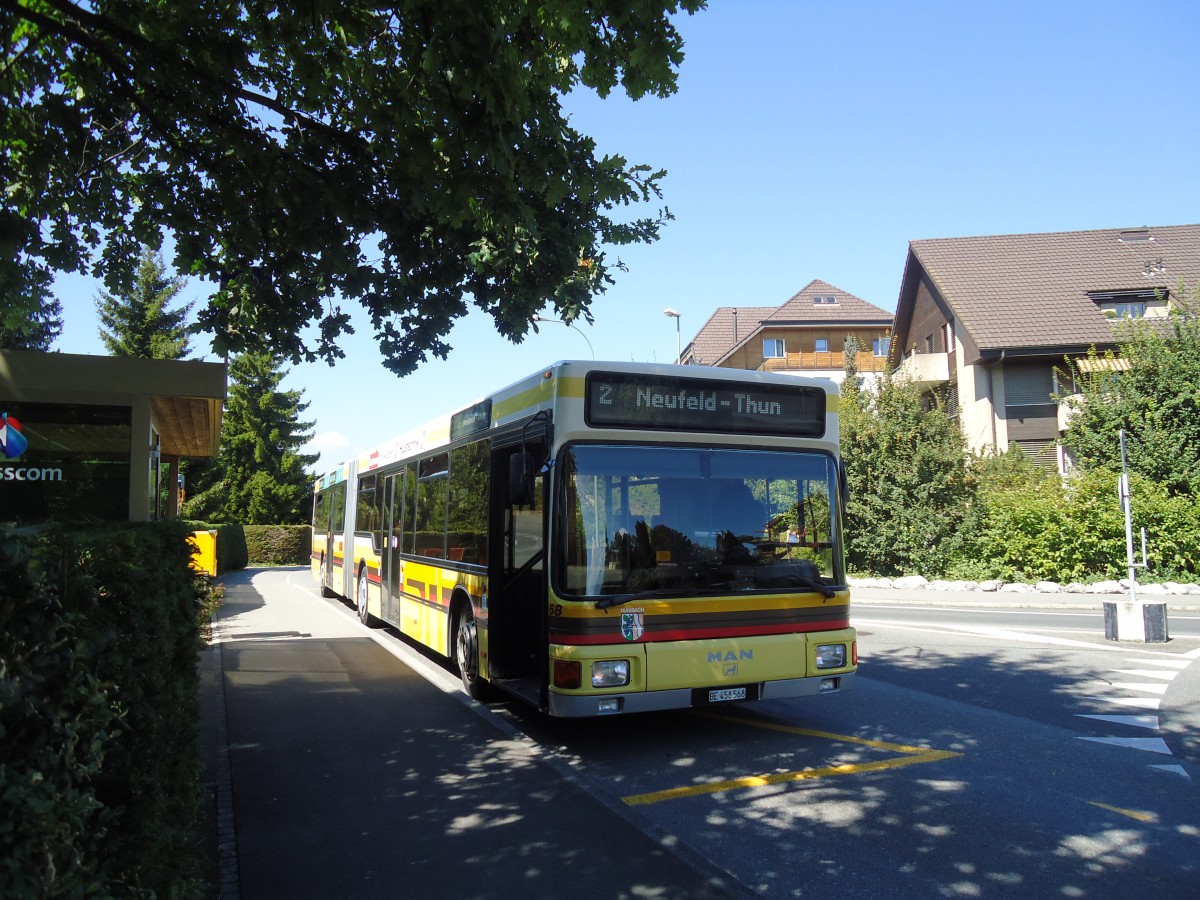 (129'219) - STI Thun - Nr. 68/BE 458'568 - MAN am 3. September 2010 in Thun, Schorenfriedhof