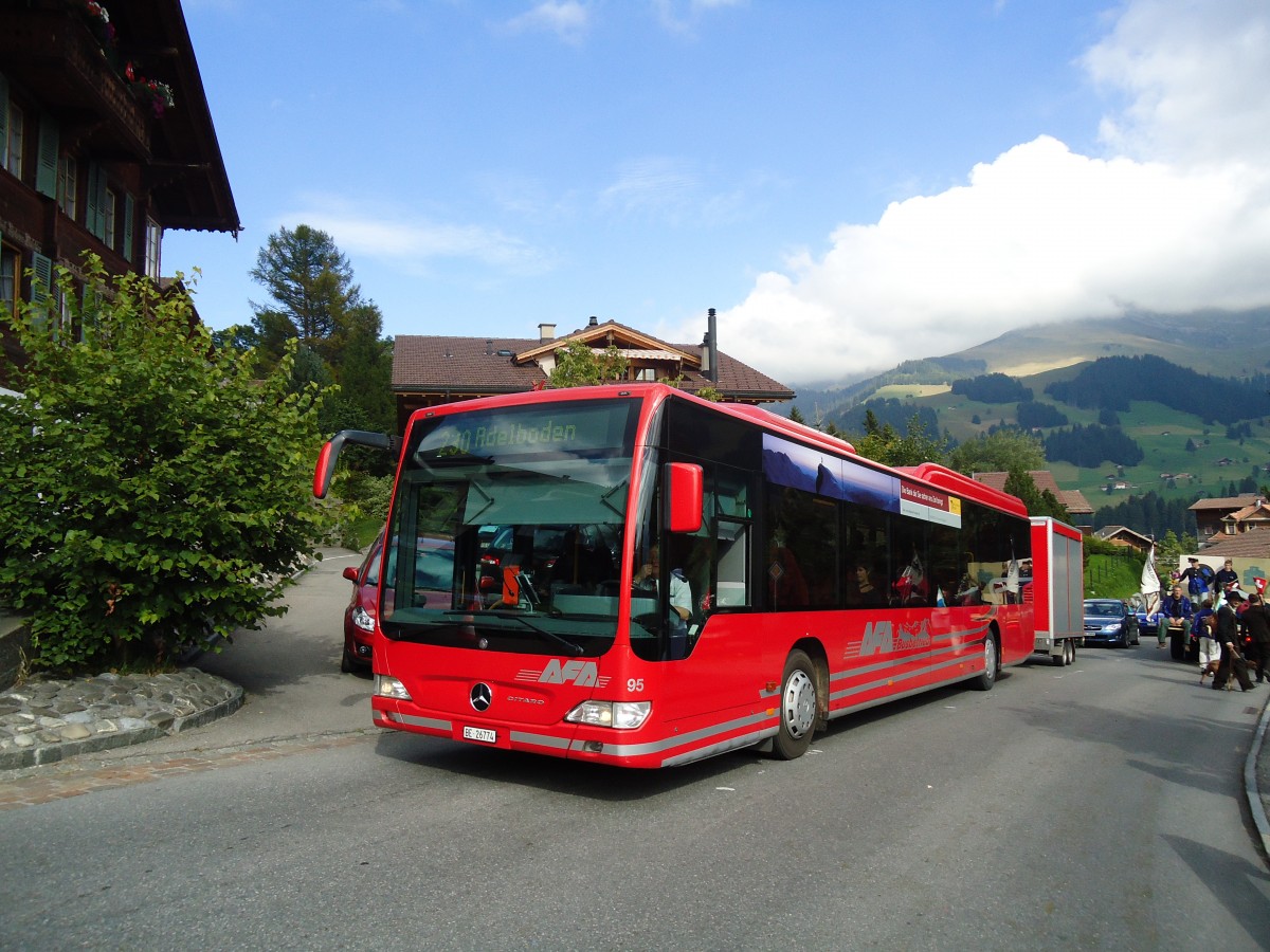 (129'518) - AFA Adelboden - Nr. 95/BE 26'774 - Mercedes am 5. September 2010 in Adelboden, Landstrasse