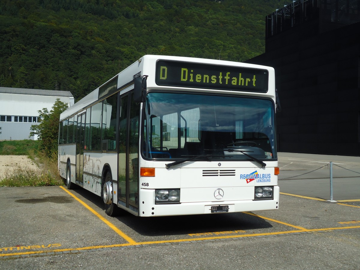 (129'627) - Knecht, Windisch - Nr. 458 - Mercedes (ex Nr. 58) am 12. September 2010 in Biel, Rattinbus