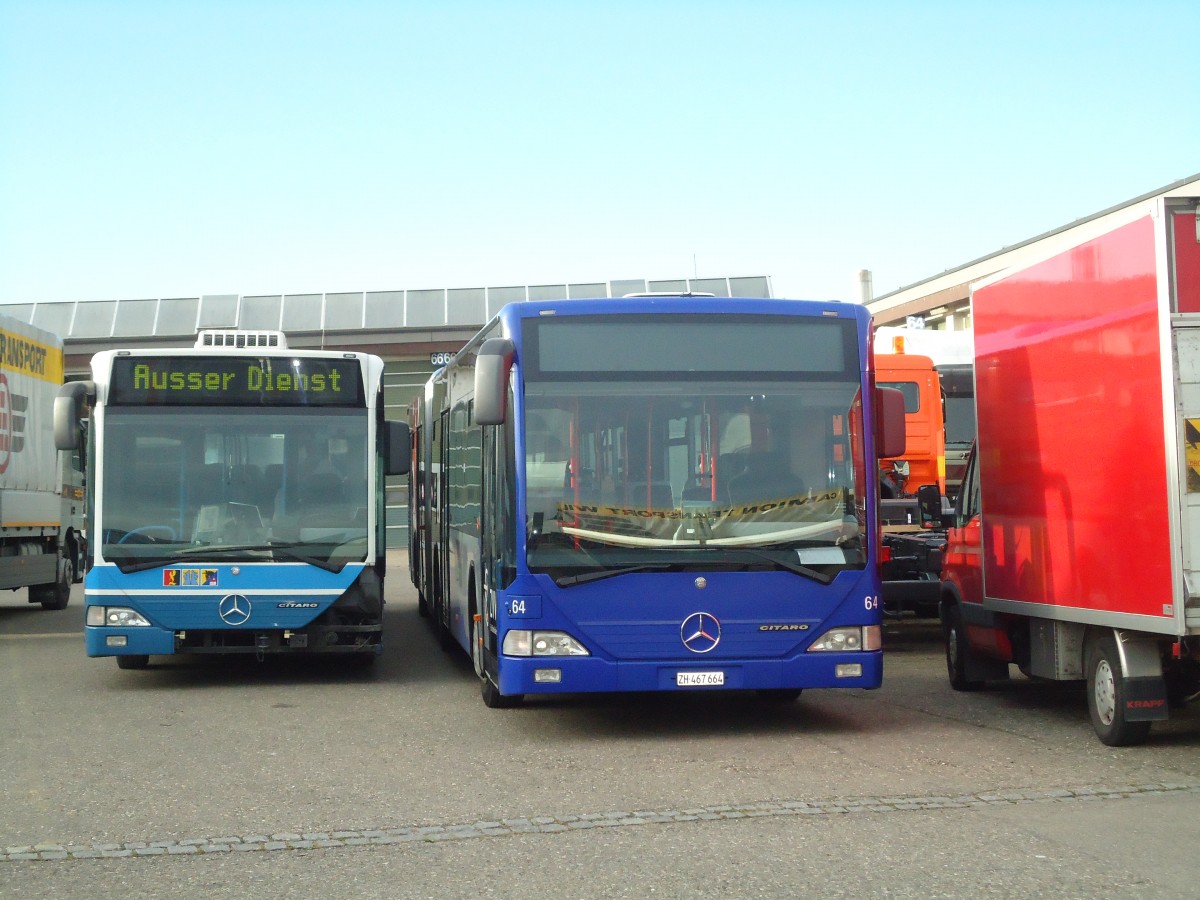 (129'696) - BLWE Wattwil - Nr. 2 - Mercedes + VZO Grningen - Nr. 64/ZH 467'664 - Mercedes am 15. September 2010 in Wil, Larag