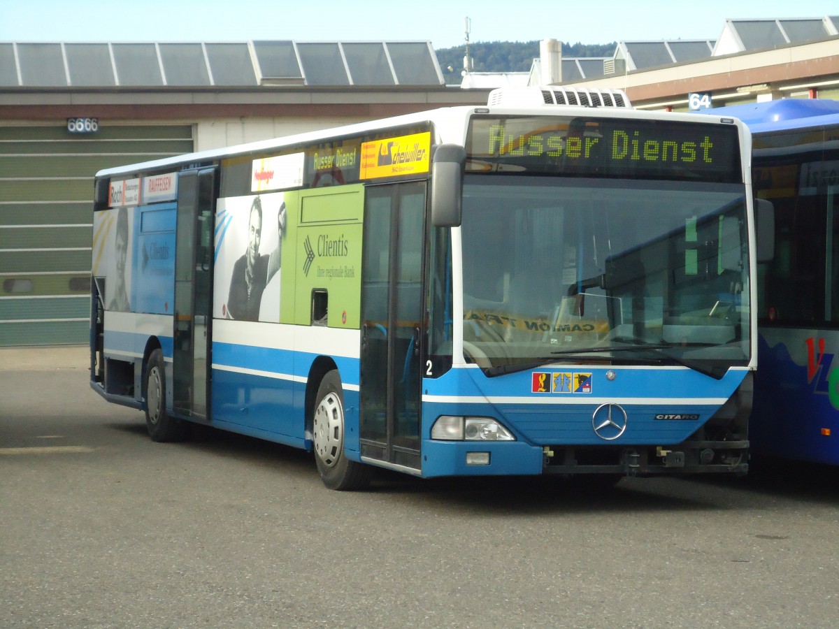 (129'697) - BLWE Wattwil - Nr. 2 - Mercedes am 15. September 2010 in Wil, Larag