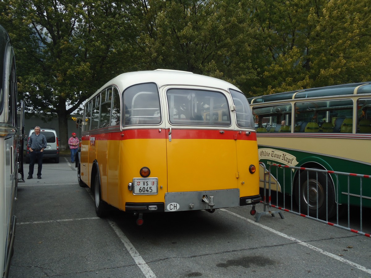 (129'852) - Suter, Savise - VS 6045 - Saurer/Lauber (ex Humbert-Droz, Lignires; ex P 21'016; ex Pache+Helfer, Colombier) am 18. September 2010 in Chur, Obere Au