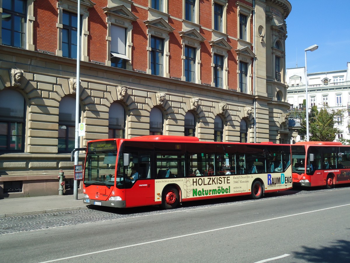 (130'065) - SWK Konstanz - Nr. 15/KN-C 1115 - Mercedes am 20. September 2010 in Konstanz, Post/Marktsttte