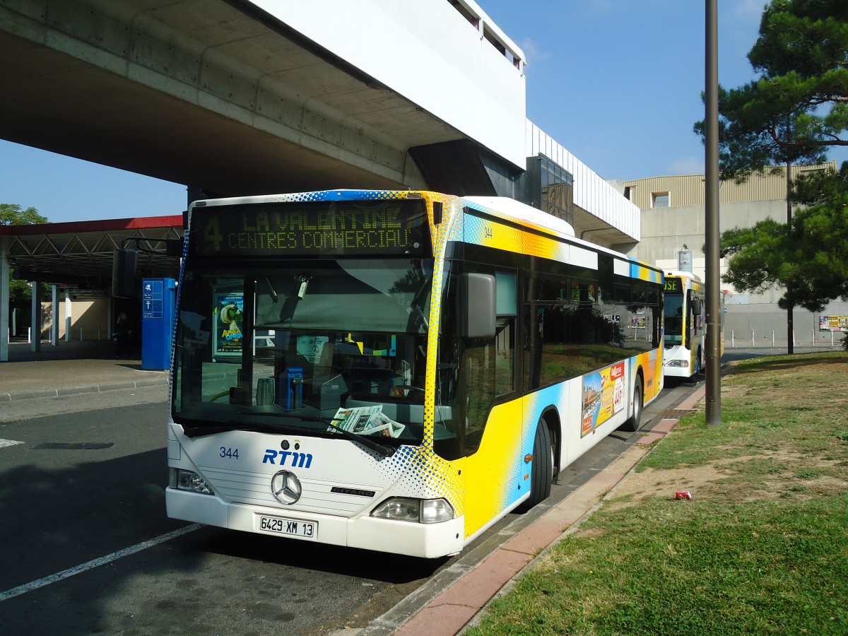 (130'542) - RTM Marseille - Nr. 344/6429 XM 13 - Mercedes am 15. Oktober 2010 in Marseille, La Rose