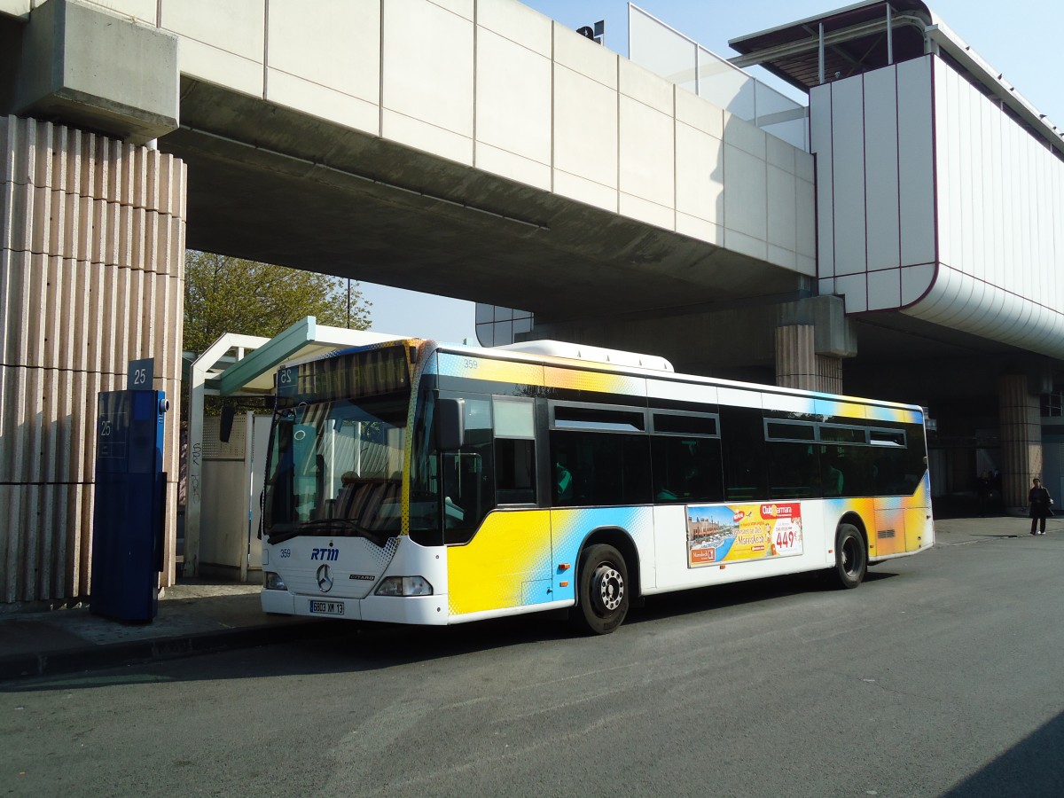 (130'601) - RTM Marseille - Nr. 359/6803 XM 13 - Mercedes am 15. Oktober 2010 in Marseille, Bougainville