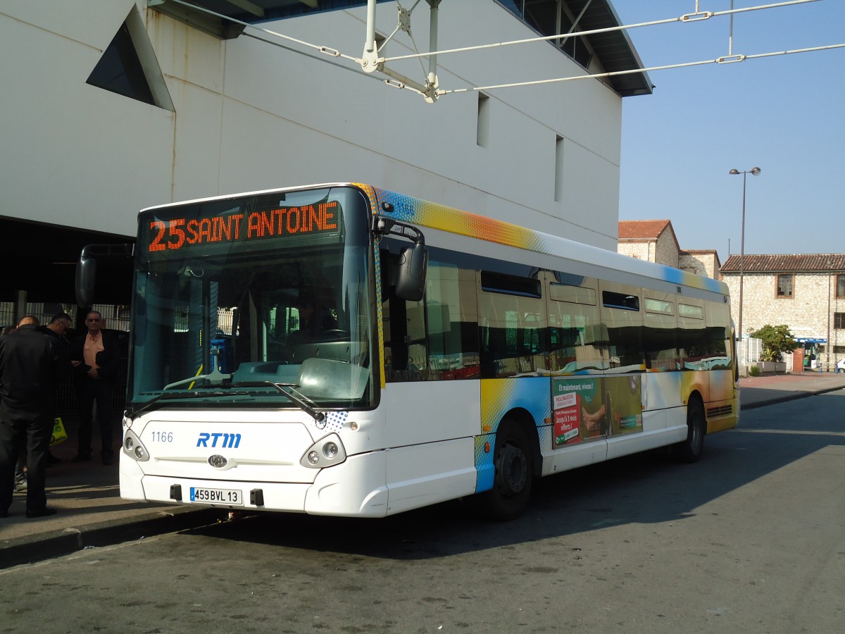 (130'605) - RTM Marseille - Nr. 1166/459 BVL 13 - Heuliez am 15. Oktober 2010 in Marseille, Bougainville