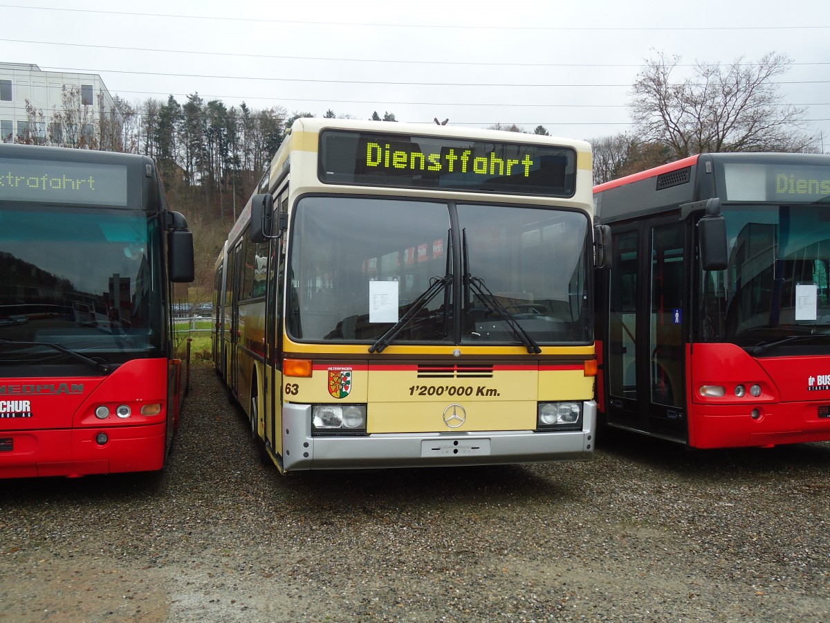 (131'022) - STI Thun - Nr. 63 - Mercedes am 17. November 2010 in Kloten, EvoBus