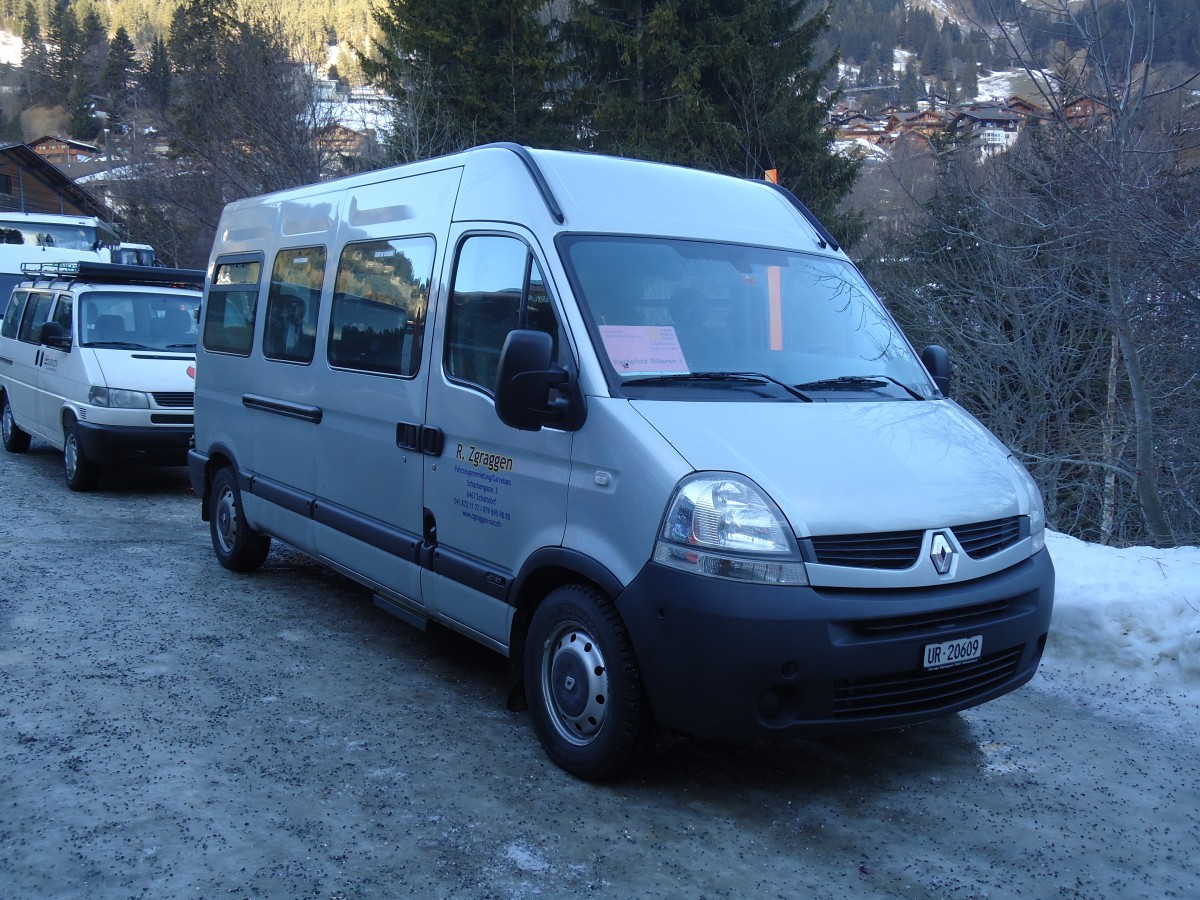 (131'985) - Zgraggen, Schattdorf - UR 20'609 - Renault am 8. Januar 2011 in Adelboden, ASB