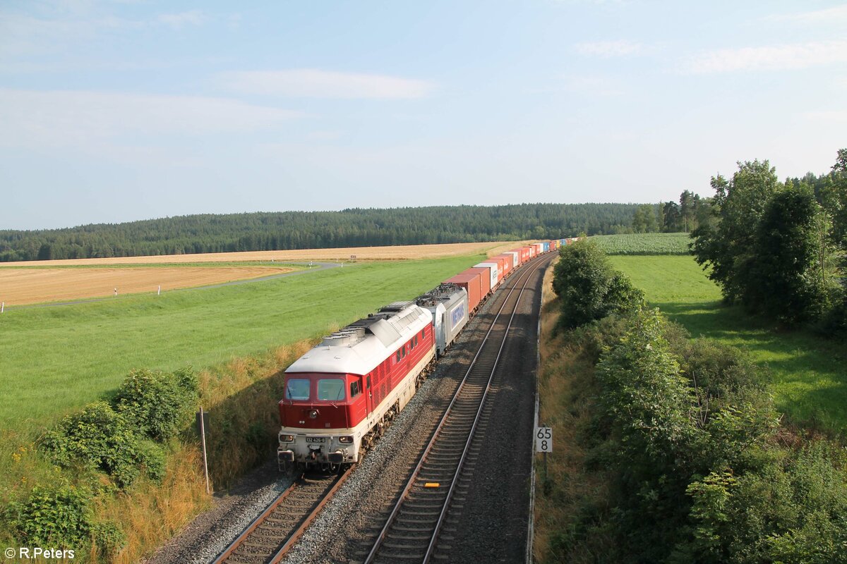 132 426 und 386 und Elbtal Umleiter bei Neudes gen Hof. 19.07.21