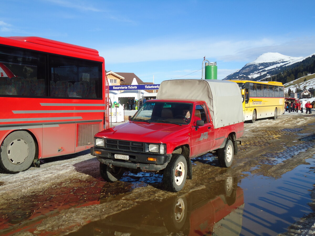 (132'157) - AFA Adelboden - BE 3044 U - Toyota am 8. Januar 2011 in Adelboden, Weltcup