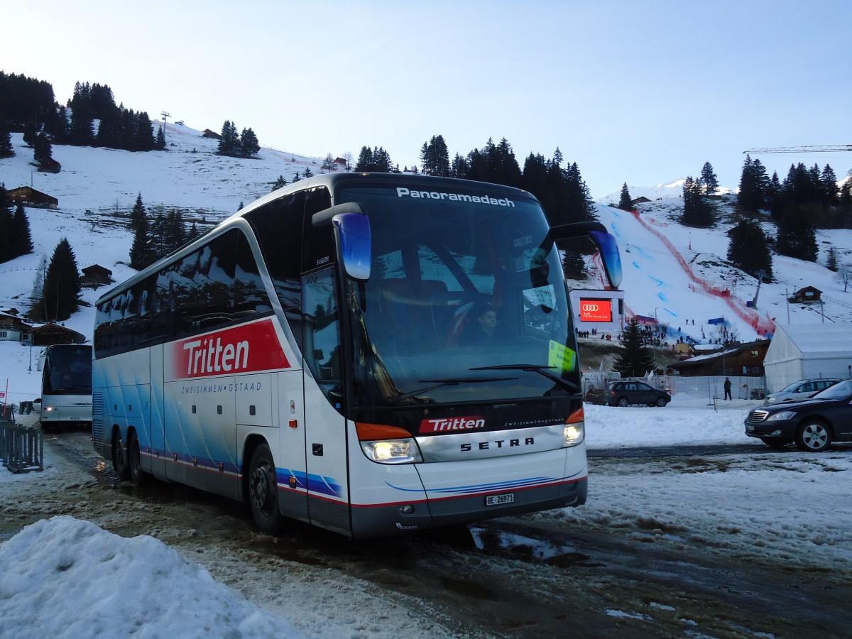 (132'197) - Tritten, Zweisimmen - BE 26'971 - Setra am 8. Januar 2011 in Adelboden, Weltcup