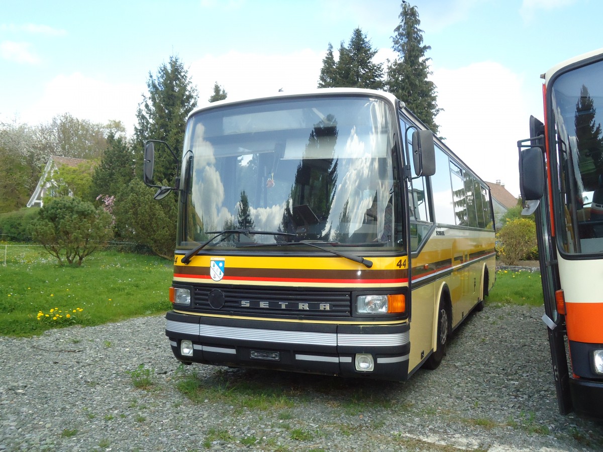 (133'266) - STI Thun - Nr. 44 - Setra (ex AGS Sigriswil) am 13. April 2011 in Romanshorn, Spitz