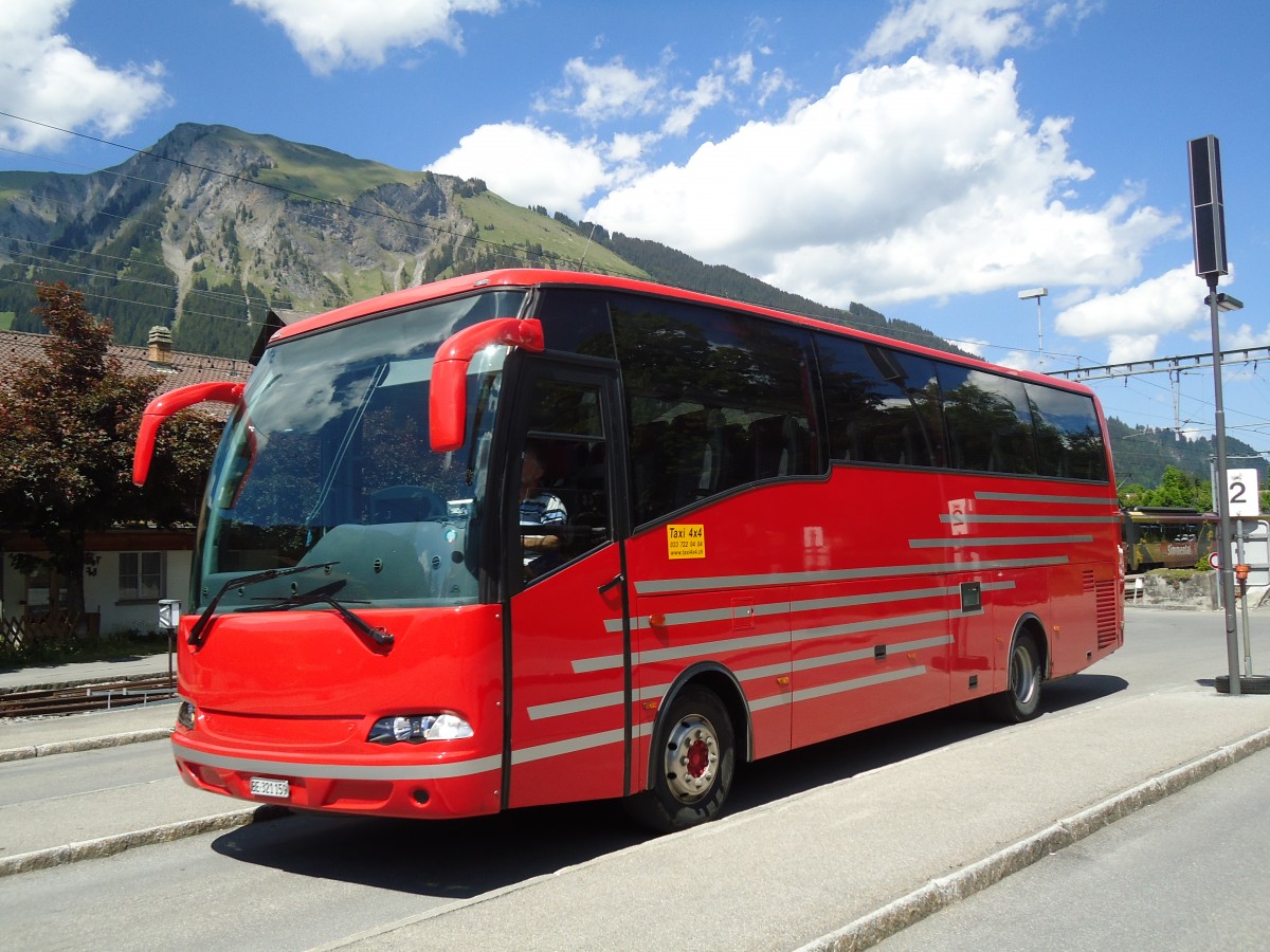 (133'930) - Ueltschi, Zweisimmen (AFA) - BE 321'159 - MAN/Atomic am 30. Mai 2011 beim Bahnhof Lenk