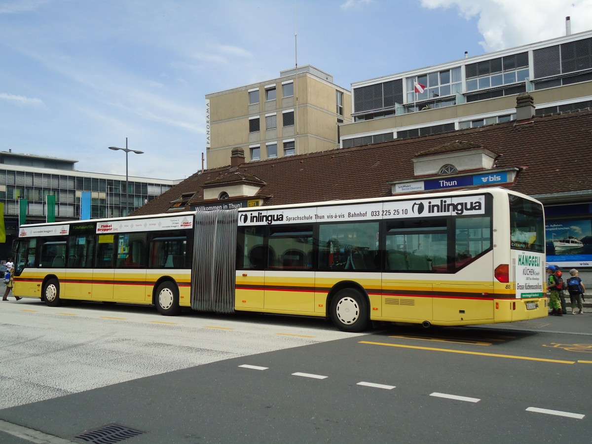 (133'984) - STI Thun - Nr. 85/BE 543'385 - Mercedes am 7. Juni 2011 beim Bahnhof Thun