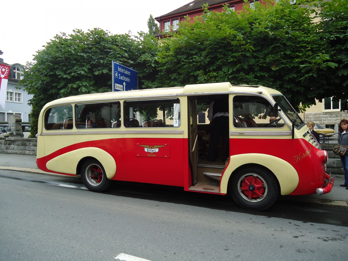 (134'095) - Dillier, Sarnen - OW 10'070 - Saurer/R&J am 11. Juni 2011 in Sarnen, OiO