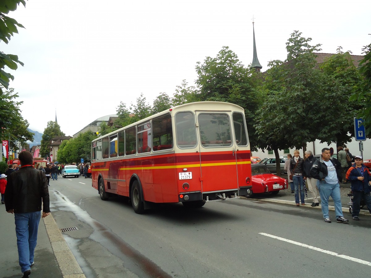 (134'118) - Looser, Elm - GL 21'379 - Saurer/Tscher (ex Polizeidirektion, Bern; ex P 24'657) am 11. Juni 2011 in Sarnen, OiO