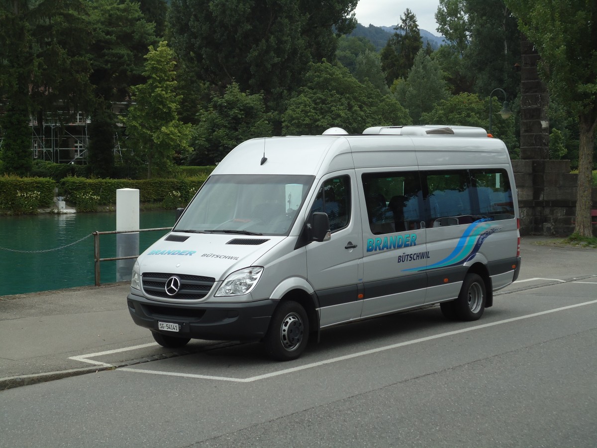 (134'315) - Brander, Btschwil - SG 54'141 - Mercedes am 25. Juni 2011 bei der Schifflndte Thun