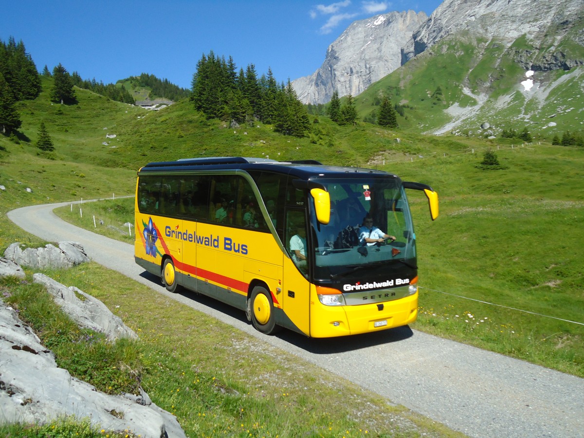 (134'780) - AVG Grindelwald - Nr. 26/BE 268'737 - Setra am 3. Juli 2011 in Grindelwald, Oberer Lauchbhl