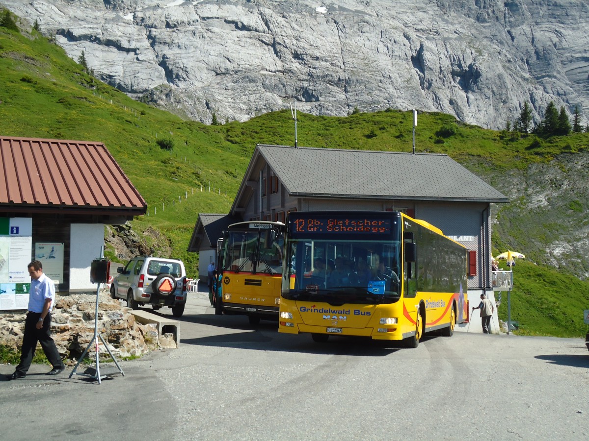 (134'786) - AVG Grindelwald - Nr. 14/BE 202'568 - MAN/Gppel am 3. Juli 2011 auf der Grossen Scheidegg