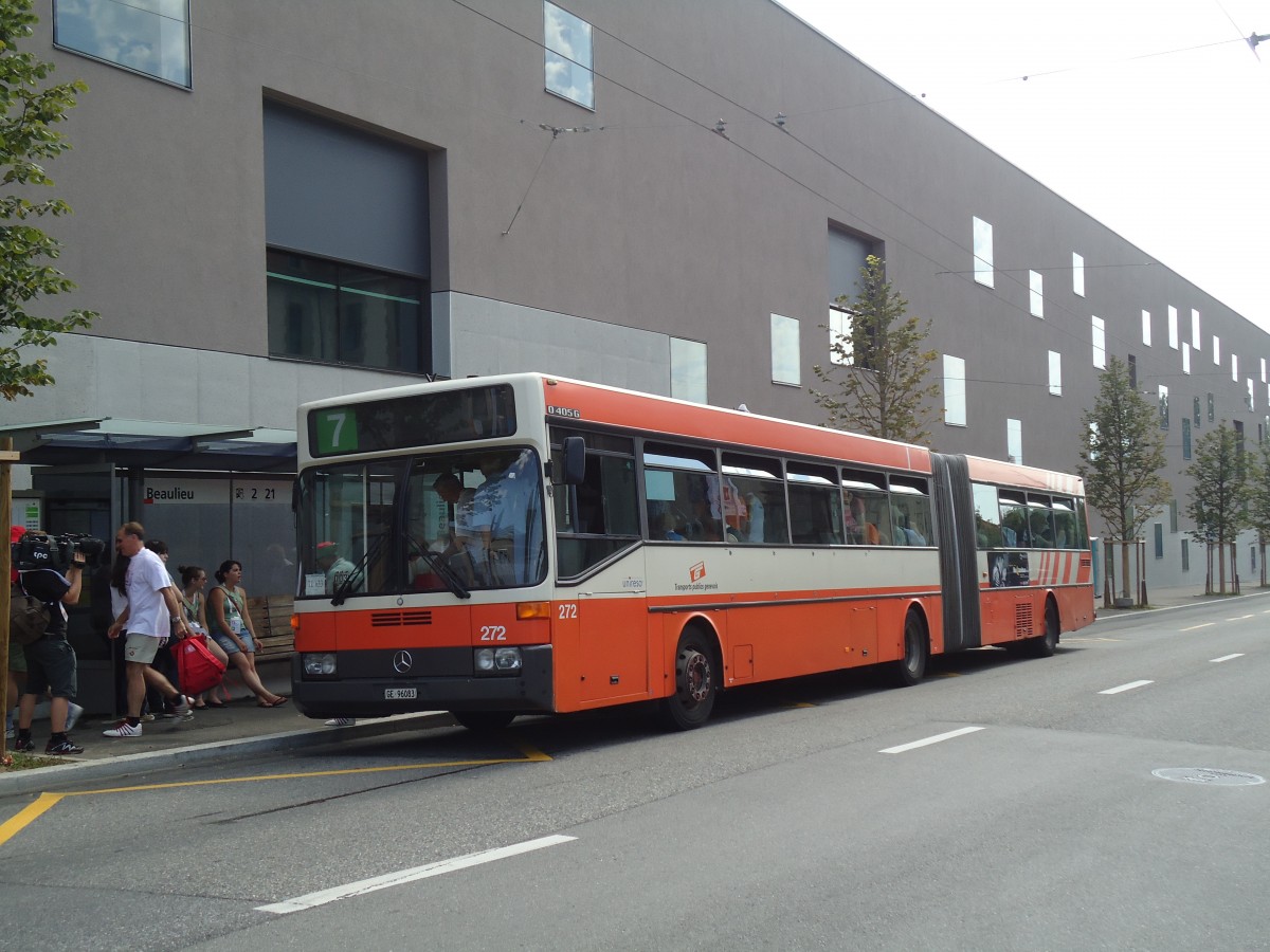 (135'046) - TL Lausanne (TPG 272) - Nr. 633/GE 96'083 - Mercedes am 12. Juli 2011 in Lausanne, Beaulieu