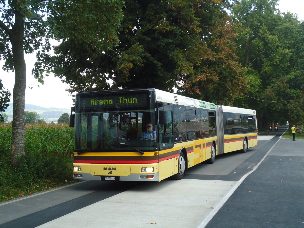 (135'882) - STI Thun - Nr. 89/BE 572'089 - MAN am 11. September 2011 in Thun, Arena Thun