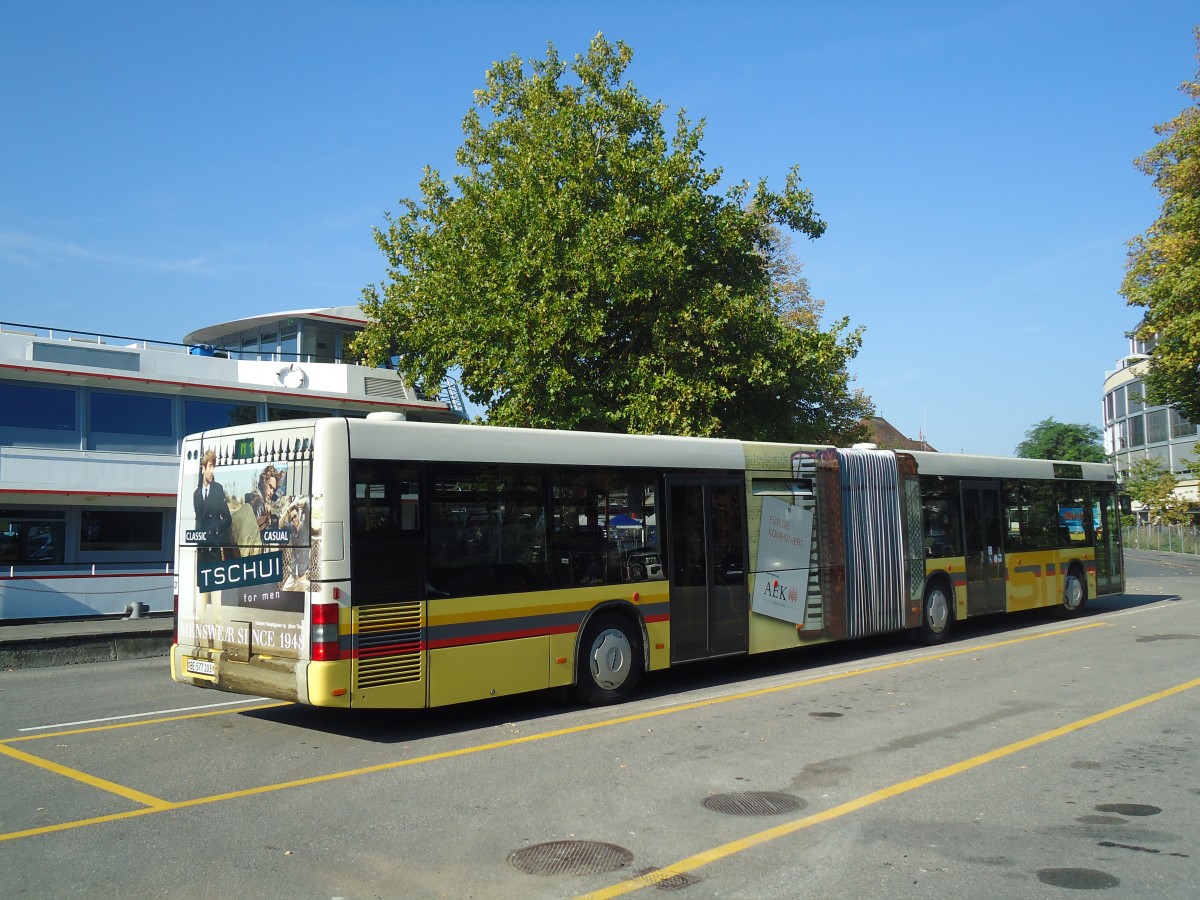 (136'256) - STI Thun - Nr. 103/BE 577'103 - MAN am 1. Oktober 2011 bei der Schifflndte Thun