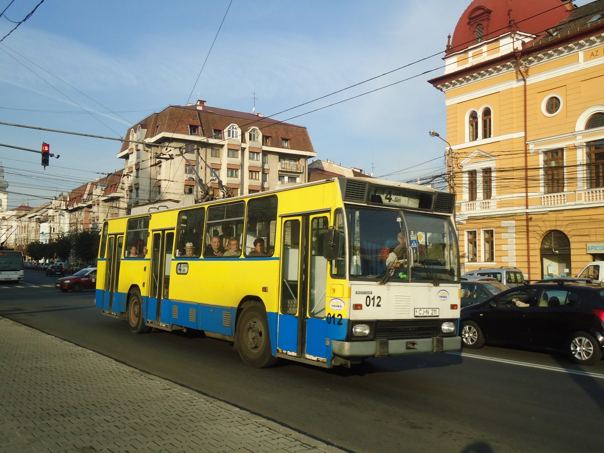 (136'504) - Ratuc, Cluj-Napoca - Nr. 12/CJ-N 211 - Rocar Trolleybus am 6. Oktober 2011 in Cluj-Napoca