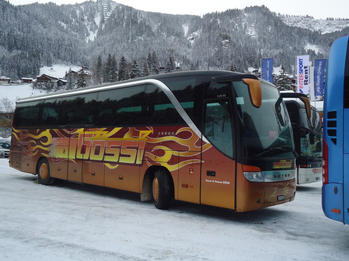 (137'423) - Gssi, Horw - LU 15'111 - Setra am 7. Januar 2012 in Adelboden, ASB