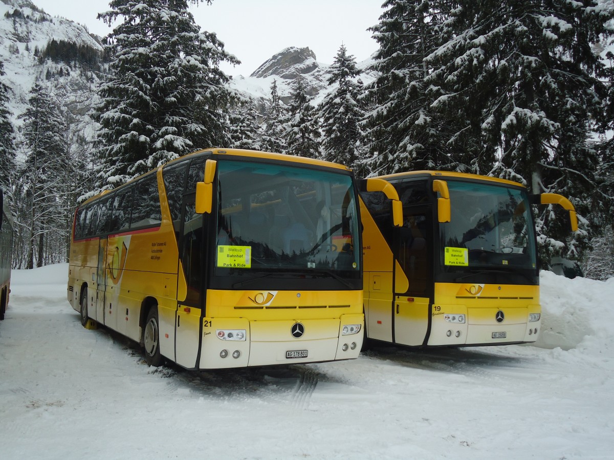 (137'440) - Tschannen, Zofingen - Nr. 21/AG 178'801 - Mercedes am 7. Januar 2012 in Adelboden, Unter dem Birg