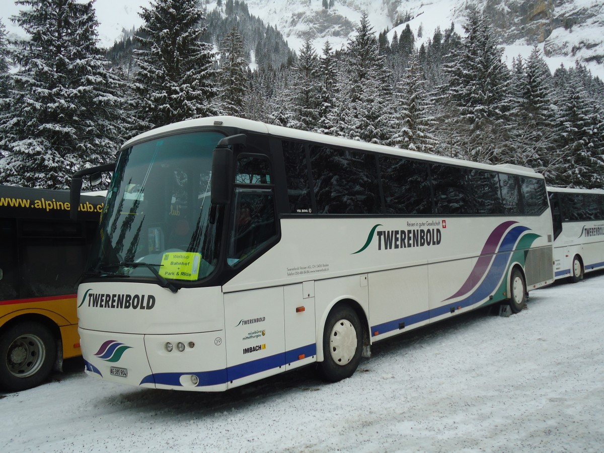 (137'446) - Twerenbold, Baden - Nr. 39/AG 385'904 - Bova am 7. Januar 2012 in Adelboden, Unter dem Birg